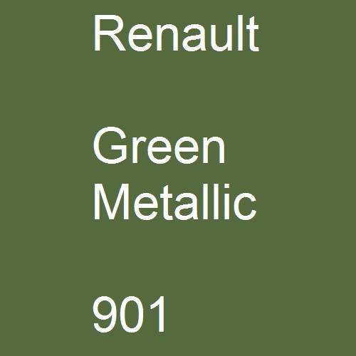 Renault, Green Metallic, 901.